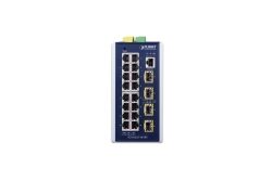 PLANET Industrial L3+ 16-Port 1000T + 4Port 1000X SFP