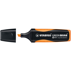 Umweltfreundlicher Textmarker - GREEN BOSS - Einzelstift...