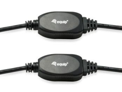 Equip Kabel USB-A3.0->A Akt. Erweiter. St/Bu 15.00m...