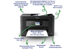EPSON WorkForce WF-3820DWF 4-in-1 Tinten-Multi