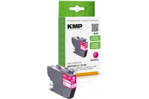 KMP Patrone Brother LC-3213M magenta 400 S. B102 remanufact.