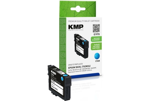 KMP Patrone Epson 502XL cyan 470 S. E197X remanufactured