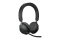 Jabra Headset Evolve2 65 UC Duo, inkl. Link 380a & Ladestat.