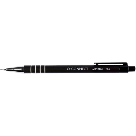 Druckbleistift Lamda, 0,5 mm, ohne Härtegradkennzeichnung, schwarz