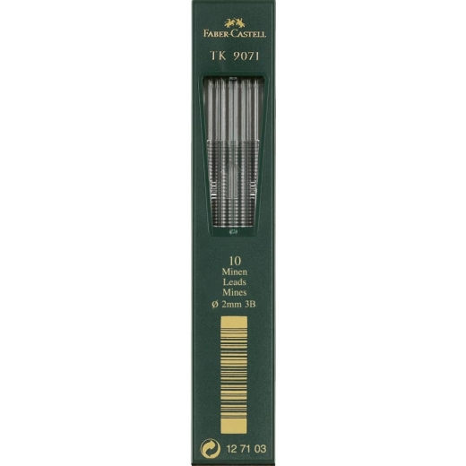 Fallmine TK® für Fallminenstift - 2 mm, 3B, schwarz