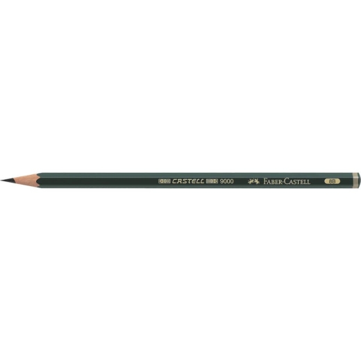 Bleistift CASTELL® 9000 - 8B, dunkelgrün