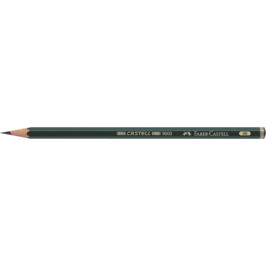 Bleistift CASTELL® 9000 - 4B, dunkelgrün