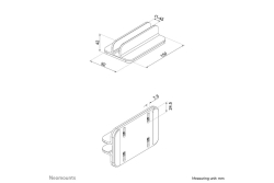 Neomounts NOT-Ständer bis 17 vertical silber