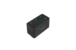 Logilink Dockingstation USB 3.2 (G1) HDMI,10-Port,PD4,schw.