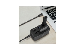 Logilink Dockingstation USB 3.2 (G1) HDMI,10-Port,PD4,schw.