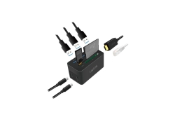 Logilink Dockingstation USB 3.2 (G1) HDMI,10-Port,PD4,schw.