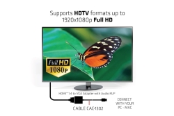 Club3D Adapter HDMI 1.4 > VGA (mit Audio) St/Bu retail