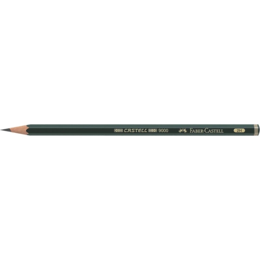 Bleistift CASTELL® 9000 - 2H, dunkelgrün