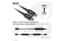 Club3D Kabel USB 3.2 Typ C 5m aktiv St/St retail