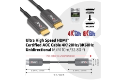 Club3D HDMI-Kabel A -> A 2.1 aktiv opt. 8K60Hz UHD 10...