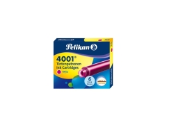 Pelikan Tintenpatrone 4001 TP/6 pink 6Stück