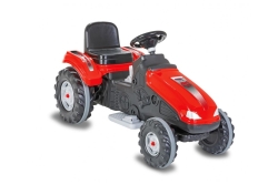 Jamara Ride-on Traktor Big Wheel 12V rot 3+