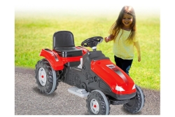 Jamara Ride-on Traktor Big Wheel 12V rot 3+