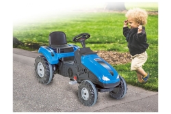 Jamara Trettraktor Big Wheel blau 3+