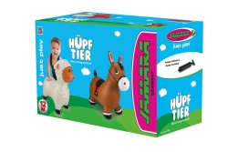 Jamara Hüpftier Schaf weiß mit Pumpe 1+