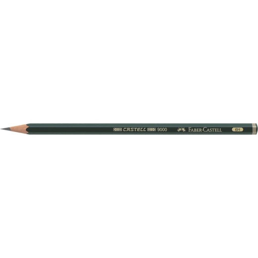 Bleistift CASTELL® 9000 - 6H, dunkelgrün