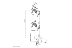 Neomounts TIS 17-49 2TFT 2Gelenke schw. Max.15