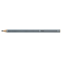 Bleistift Jumbo Grip - B, silber