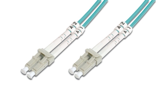 DIGITUS LWL Patchkabel LC -> LC 15.00m Multimode Duplex OM3
