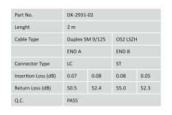 DIGITUS LWL Patchkabel LC -> ST 2.00m Singlemode...
