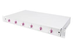 DIGITUS LWL Spleißbox 1HE bestückt 6x LC DX...