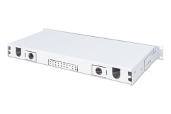 DIGITUS LWL Spleißbox 1HE bestückt 24x LC DX...
