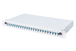 DIGITUS LWL Spleißbox 1HE bestückt 24x LC DX...