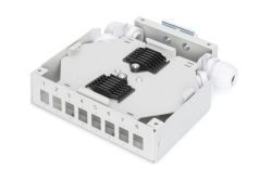 DIGITUS Hutschienen Spleißbox für 8 LC/DX...