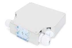 DIGITUS Hutschienen Spleißbox für 8 LC/DX Kupplungen