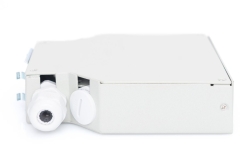 DIGITUS Hutschienen Spleißbox für 8 LC/DX Kupplungen