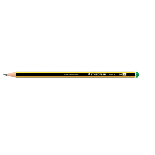 Noris® Bleistift 120 - 2H, gelb-schwarz