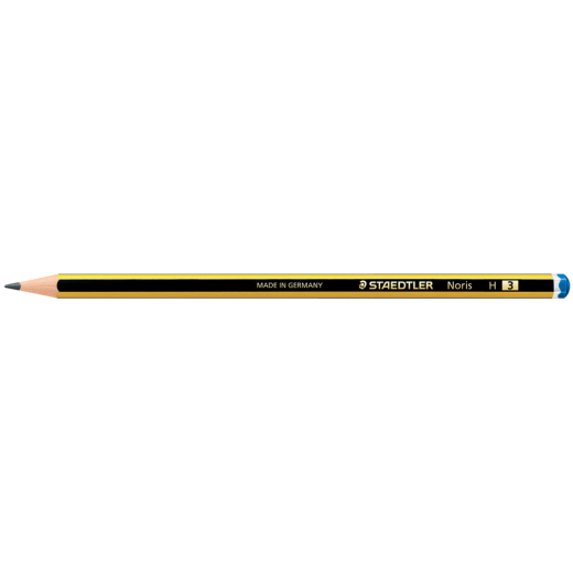 Noris® Bleistift 120 - H, gelb-schwarz