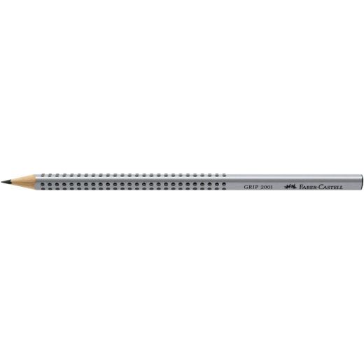 Bleistift GRIP 2001 - HB, silbergrau
