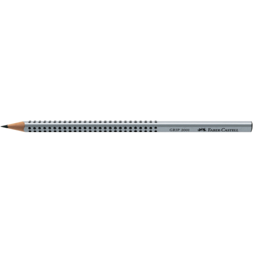 Bleistift GRIP 2001 - 2B, silbergrau