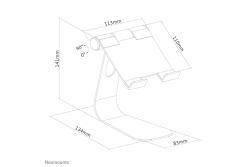 Neomounts TPZ Tabletständer 0-11 silber