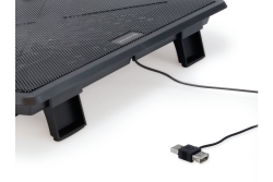 CONCEPTRONIC 2-Fan USB-A2.0 Laptop-Kühlpad 5Kg 15.6 sw