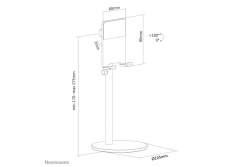 Neomounts Smartphone-Ständer bis 7 Höhenverstel.