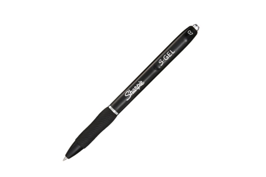 Sharpie Gelschreiber S-Gel 0,7mm 3 Stück Schwarz Blister
