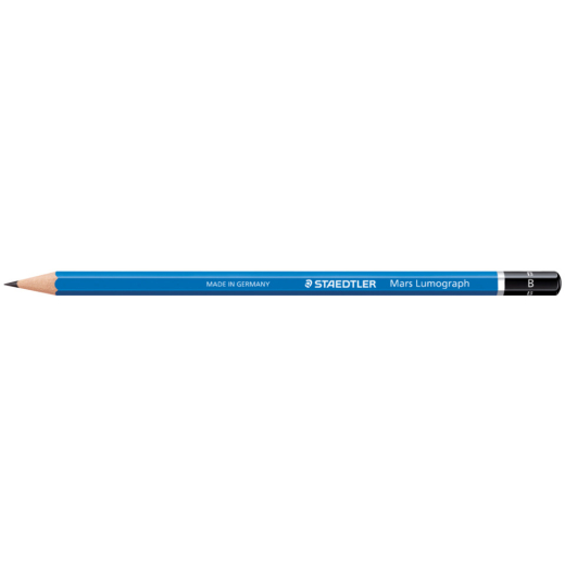 Bleistift Mars® Lumograph® - B, blau