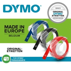 DYMO Prägeband 9mm x 3m glänzend blau