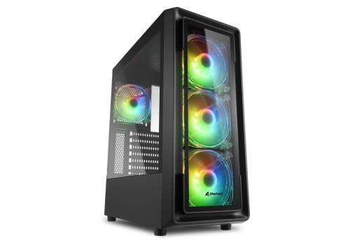 Sharkoon Gehäuse TK4 RGB ATX 1xGlas schwarz