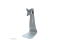 Neomounts Tischfuss 10-27 1TFT max.10Kg silber