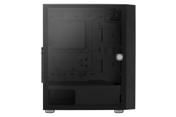 AeroCool Geh Midi Graphite black v1 MicroATX/ATX/MiniITX o.N