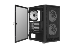AeroCool Geh Midi Graphite black v3 MicroATX/ATX/MiniITX o.N