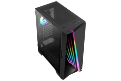 AeroCool Geh Midi Mirage (Black/Win/RGB)mi.ATX/ATX/ITX